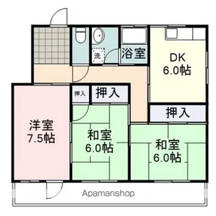 メゾン竜南【3階】の間取り