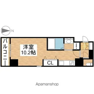 THE RESIDENCE IMAIKE EAST【7階】の間取り