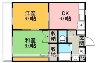 アネックスフジ【206号室】の間取り