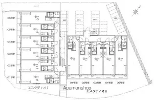 エスタディオⅠ【2階】の間取り
