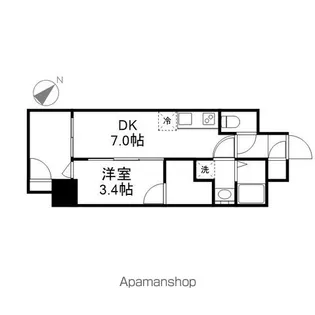 愛知県名古屋市中区新栄2丁目【マンション】の間取り