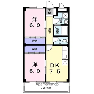 シェレーヌ【3階】の間取り