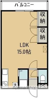 メゾンポルト【402号室】の間取り