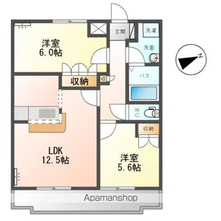 LONG HILLS(ロング ヒルズ)【1階】の間取り
