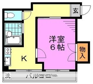 東京都中野区中野3丁目【マンション】の間取り