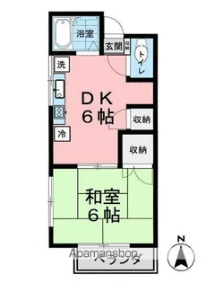 ハイツヤハギ【101号室】の間取り