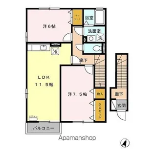 レコルト ABC【2階】の間取り