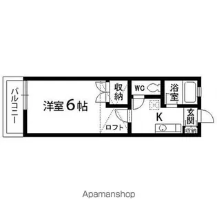 グランドハイツ永和台【103号室】の間取り