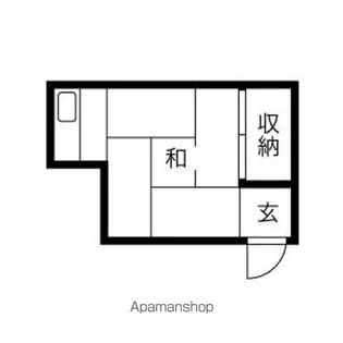 メゾン川名公園【203号室】の間取り