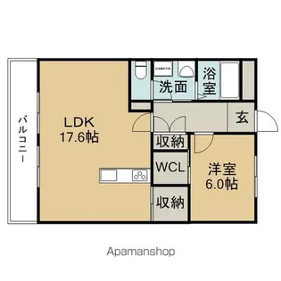 第五サンハイツ大森【6階】の間取り