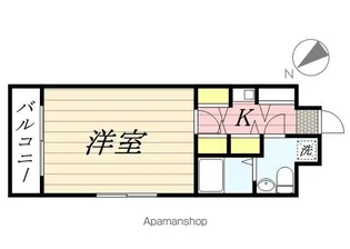 エトス平尾(旧入江ビル)(新館)【915号室】の間取り