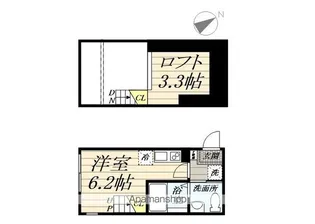 ハーミットクラブハウスヒルトップ【1階】の間取り