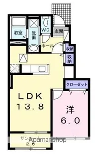 ラフォーレットDAI Ⅱ【1階】の間取り