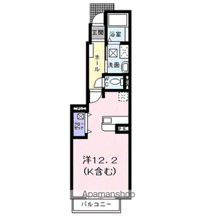 ネオハイムC【1階】の間取り