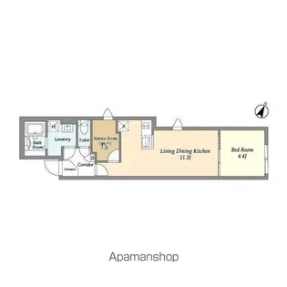タスキSMART新大塚Ⅲ【2階】の間取り