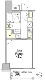 ジオエント赤羽【6階】の間取り