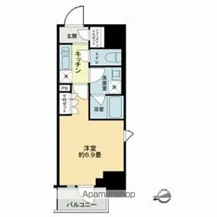 ザ・ライオンズフォーシア鶴見【5階】の間取り