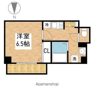 万宝マンション【5階】の間取り
