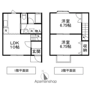 メゾネットK【A号室】の間取り