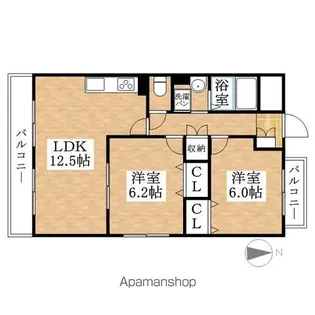 ライヒフロイデ【303号室】の間取り