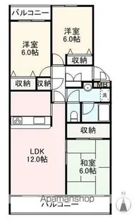 サンコート屋島【3階】の間取り