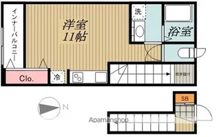 CASA MARRONE【2階】の間取り
