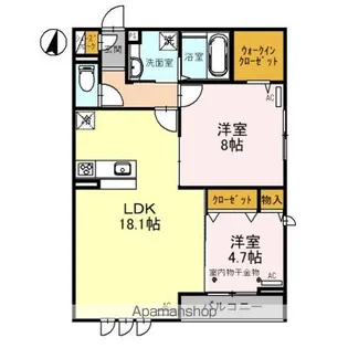 エミネンス【3階】の間取り