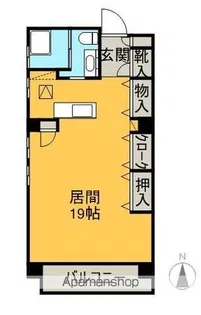 ザ・グローバル・タワー【4階】の間取り