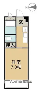 アンビシャス青山【4F号室】の間取り