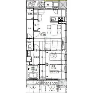 さくらHILLS ROKUBAN PLATINUM RESIDE【9階】の間取り