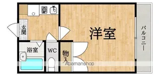 レオパレス大陽壱番館【2階】の間取り