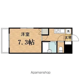 パールウィングス高幡不動【202号室】の間取り