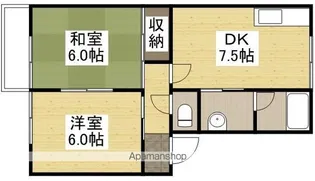 シティハウスジョア【106号室】の間取り
