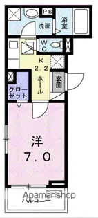 アン・プラージュF【1階】の間取り