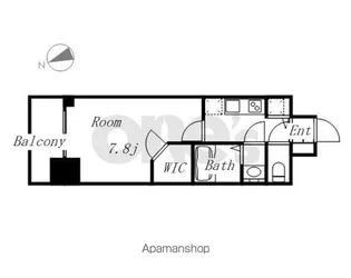 プレサンス栄ライズ【4階】の間取り