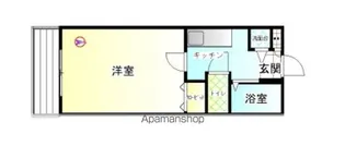 レジデンス西【3階】の間取り