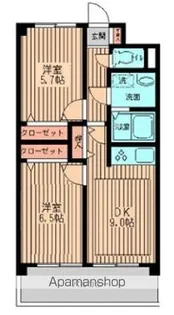 サンライフ氷川台【2階】の間取り