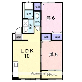 ガーデンヒルズ【2階】の間取り