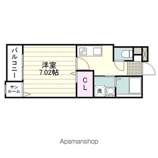 サンモール東谷山【303号室】の間取り