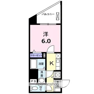 エルシェ 横濱【2階】の間取り