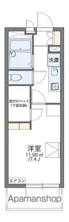 レオパレス菊井【303号室】の間取り