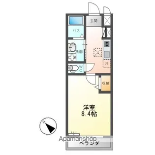 GREEN CALMⅦ(グリーンカーム7)【1階】の間取り