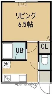 シティーコート八幡【1階】の間取り