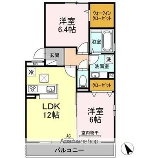 SEJOURK【1階】の間取り