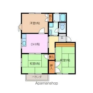 コンフォール【2階】の間取り
