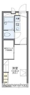 レオパレスウィル【1階】の間取り