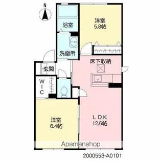 スリーゼ Ⅰ棟【1階】の間取り