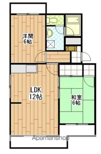 メゾンスーブニール【1階】の間取り