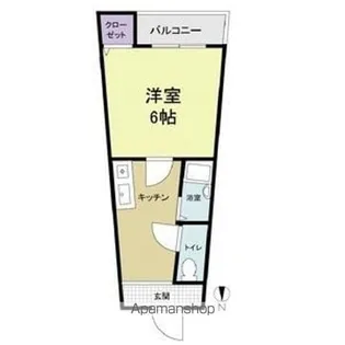 ラフォーレ梅北【305号室】の間取り