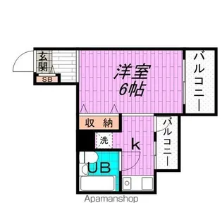 セジュール服部【105号室号室】の間取り